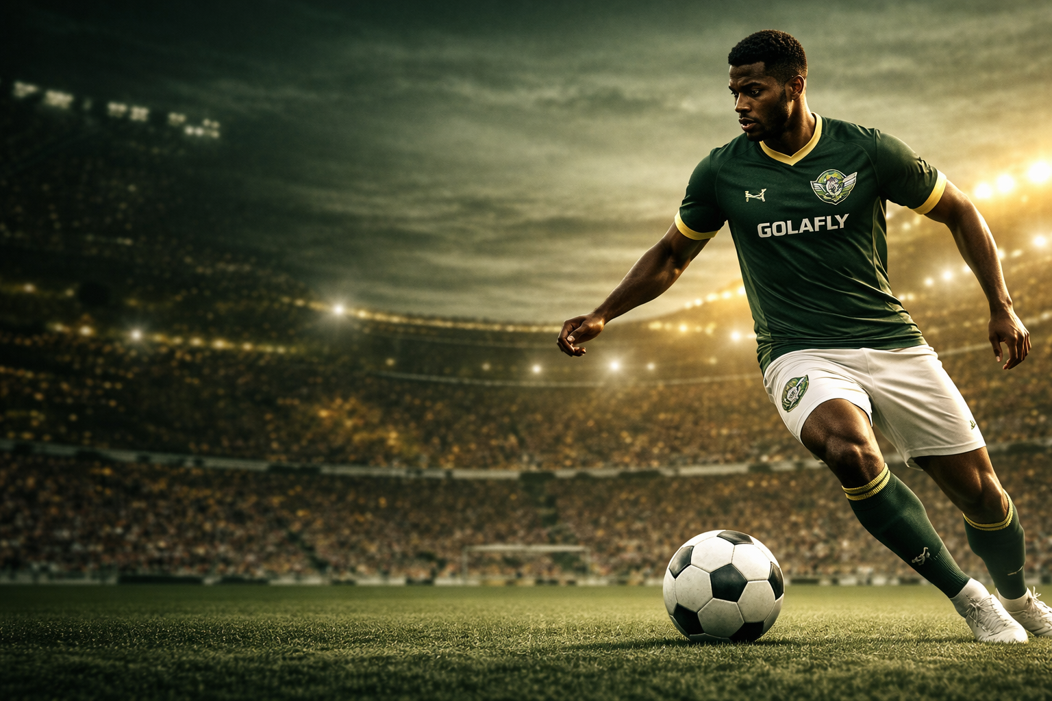 Football stadium background